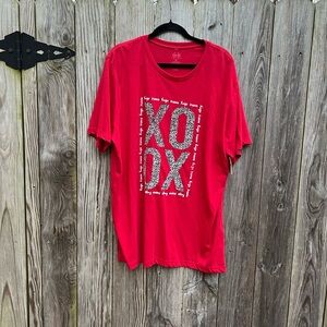 Texas True Threads Hugs Kisses XO T Shirt Sz 2XL NWT